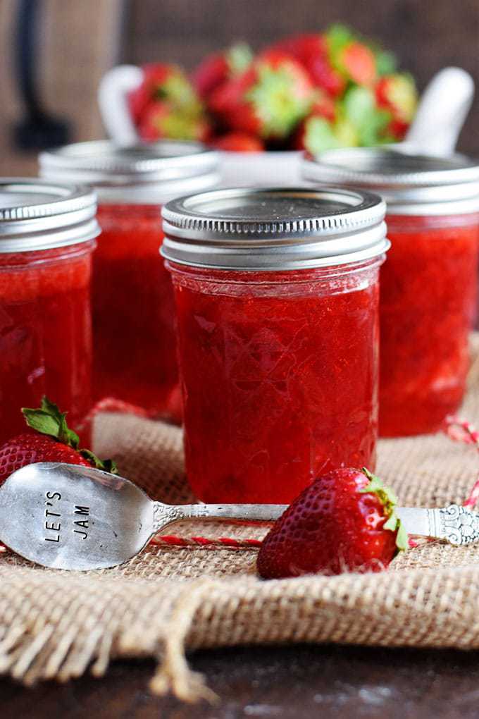 Hand crafted syrups and jams
